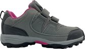 Regatta Holcombe junior wandelschoenen - Grijs roze - outdoorschoenen - kinderen - maat 32 - stevige schoenen - plakkerschoenen - klittenband