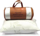 Vernieuwde Bamboe kussen - Figuretta bamboo pillow - Hoofdkussen - Zacht, Koel & Druk verlagend - bamboo pillow - Origineel Bamboo