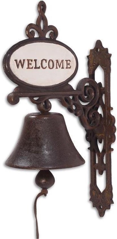 Klassieke deurbel - Welcome bord - Set van 2 | bol.com