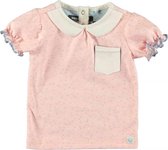 Moodstreet Meisjes T-shirt Collar - Roze - Maat 62