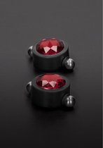 Nipple Pincher with Swarovski - Red - Clamps - red - Discreet verpakt en bezorgd