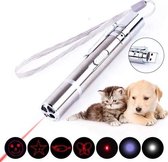 7 in 1 Laserlamp - USB Oplaadbare kattenspeeltjes met 7 functies