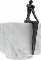 Urn CUBOS Bianco Carrara Lady