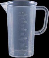 Tasse à mesurer WiseGoods 250 ml - Cylindre à mesurer Klein avec bec verseur - Cuisine - Cuisine et pâtisserie - Transparent - Plastique