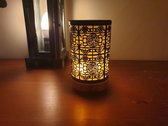 Aroma Diffuser - Diffuser - aromatherapie - Verneverlaar - Lucht bevochtiger - olie verdamper - Chinees patroon zwart vlammen verlichting