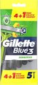 Gillette Blue 3 Sensitive - 5 stuks - Gevoelige Huid - Wegwerp Mesjes Voor Mannen