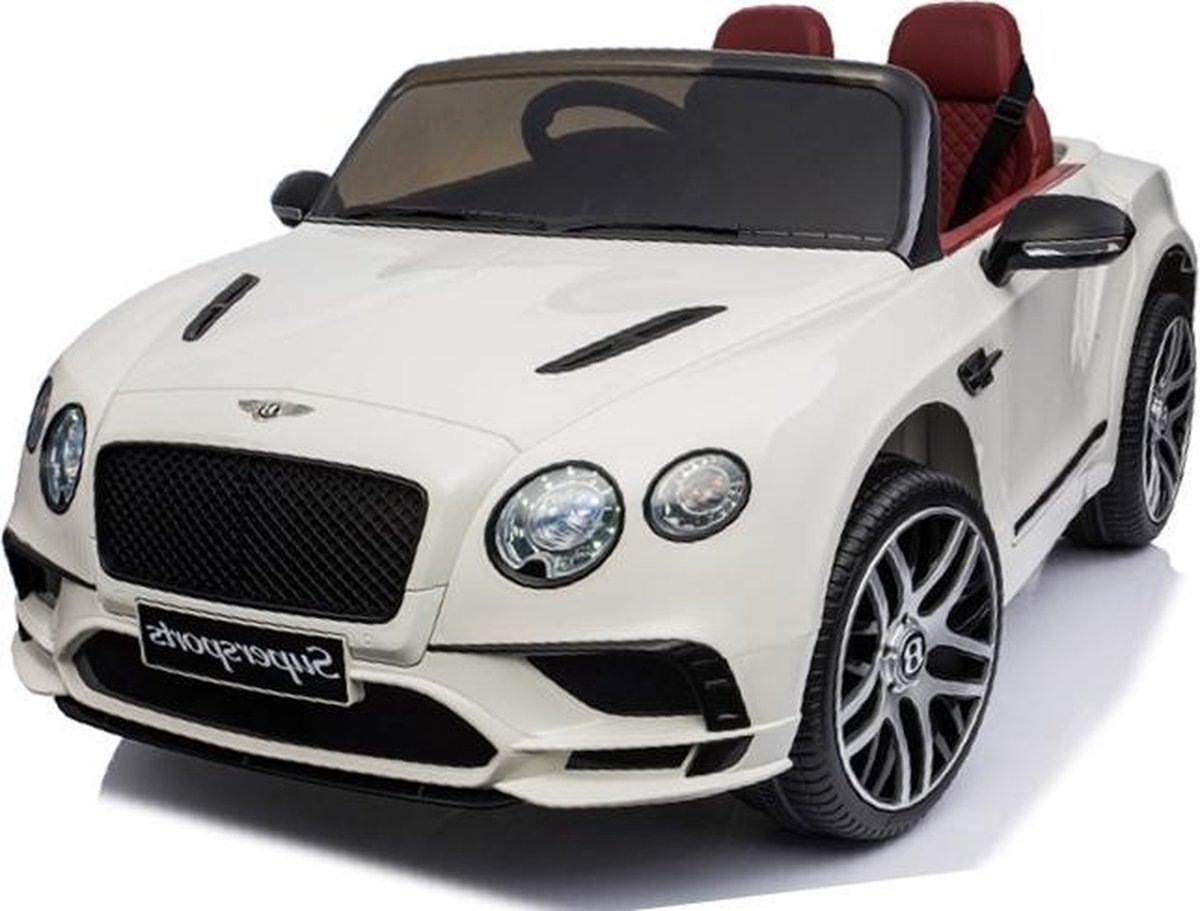 Bentley Supersports, 2 zitter elektrische kinderauto, rubberen banden en  meer! |... | bol.com