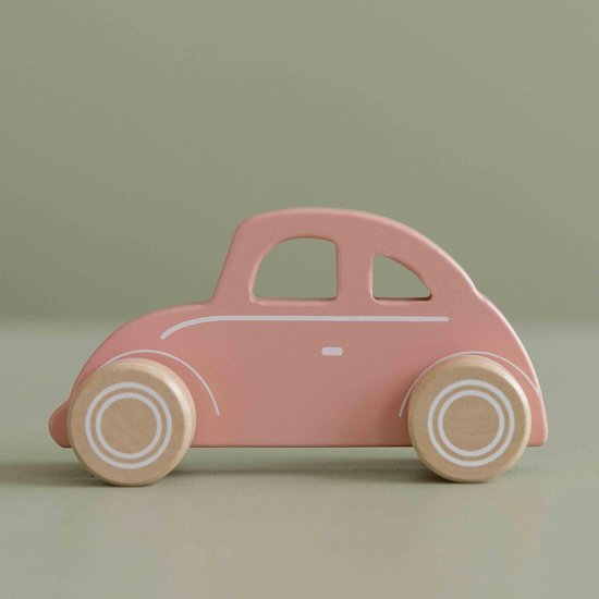 Little Dutch Houten Auto Pink — afbeelding 2