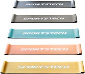 Sportstech weerstandsbanden RBX500 | incl. tas + poster | voor spieropbouw & afnemen, fitness, yoga, pilates