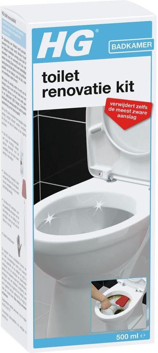 Zwart spul op toilet