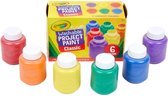 Crayola - Hobbypakket - Afwasbare Verf Voor Kinderen - 6 Stuks -Primaire Kleuren