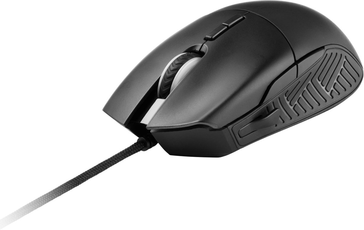 L33T-GAMING - Gungnir Gaming Muis - 8 Programmeerbare knoppen - 16000 DPI - Ergonomisch - RGB