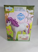 knutselpakket schuimdier unicorn/ paard  foam klei