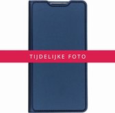 Dux Ducis Slim Softcase Booktype Huawei P Smart (2021) hoesje - Donkerblauw