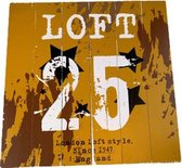 Loft Bord - Lichtbruin - Hout - 38 x 2,5 x 38 cm
