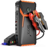 SKYX 12V Jump Starter - 800A - 5-in-1 Starthulp, Powerbank, LED Zaklamp en SOS Noodlicht - voor Auto, Vrachtwagen, SUV, Motorfiets, Boot - 7.0L Benzine, 5.5L Diesel - Incl. Beveiligingshoes
