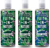 Faith in nature tea tree shampoo, conditioner en body wash