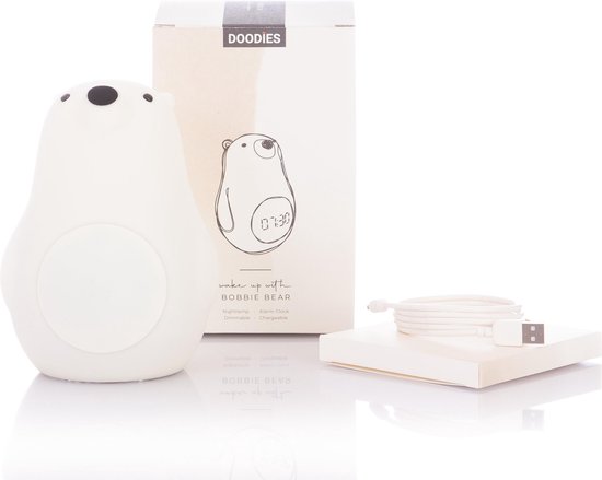 DOODIES - Bobbie Bear - Nachtlampje Kinderen - Nachtlampje Baby - Tafellamp Slaapkamer - Lamp Kinderkamer — afbeelding 2
