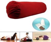 Yogi & Yogini - Yoga Bolster - Biologisch - Biokatoen - Rood