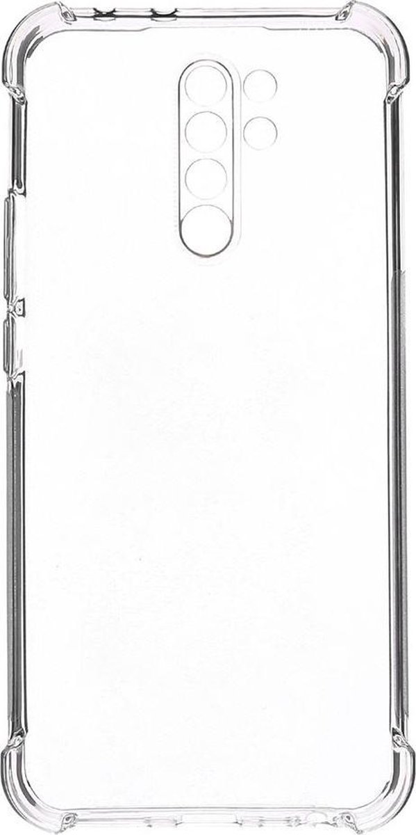 Shop4 - Xiaomi Redmi 9 Hoesje - Zachte Back Case Drop Proof Transparant