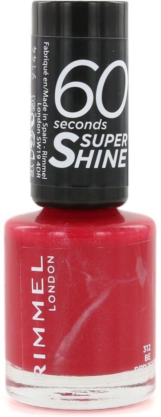 Rimmel 60 Seconds Nagellak - 312 Be Red-Y