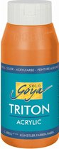 Solo Goya TRITON - Fluoriserend Oranje Acrylverf – 750ml