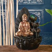Fontein Boeddha Hartha 40 cm hoog - interieur - fontein voor binnen - relaxeer - zen - waterornament - cadeau - kerst - nieuwjaar - geschenk - relatiegeschenk - origineel - lente -