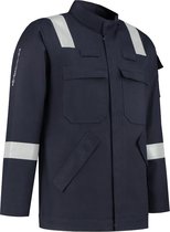 Dapro Diamond Multinorm Jacket - Taille 56 - Bleu marine - Ignifuge, antistatique, standard de soudage, résistant aux arcs électriques et aux produits chimiques