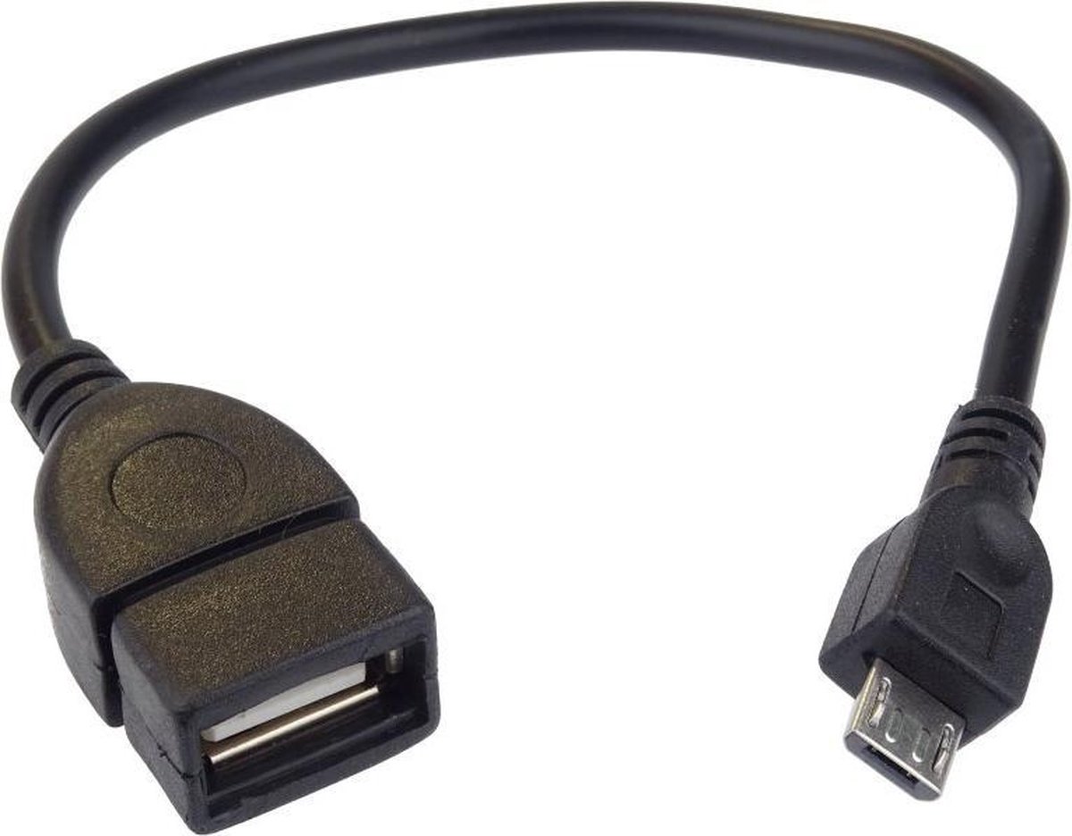 PremiumCord USB adapter cable USB A/female - Micro USB/male 20cm