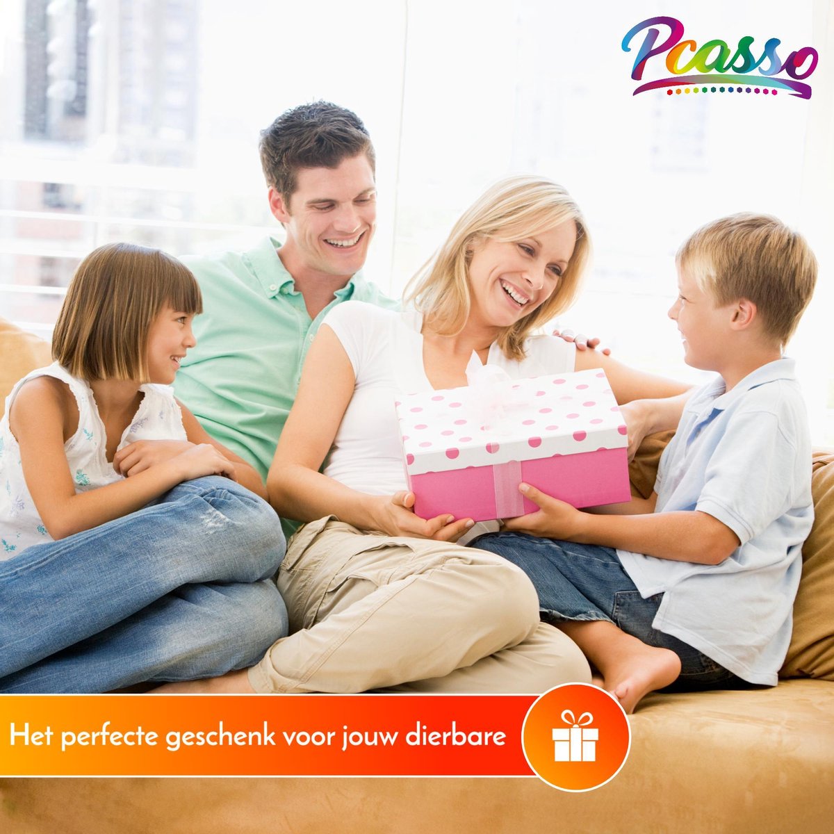 Pcasso ® Luipaard Liggend - Schilderen Op Nummer – Incl. 3 Penselen En Geschenkverpakking - Schilderen Op Nummer Volwassenen & Kinderen – Canvas Schilderdoek – Kleuren Op Nummer - 40x50 cm — afbeelding 8