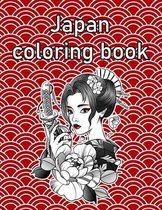 Japan coloring book