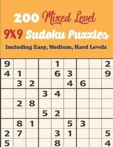 200 Mixed Level 9x9 Sudoku Puzzles