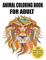 Animal Coloring Book For Adult