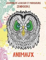 Zendoodle - Crayons de couleur et marqueurs - Animaux