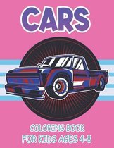 Cars Coloring Book For Kids Ages 4-8