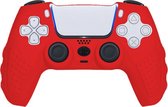 KELERINO. Playstation 5 controller hoesje - Controller Cover Ps5 - Deluxe Rood