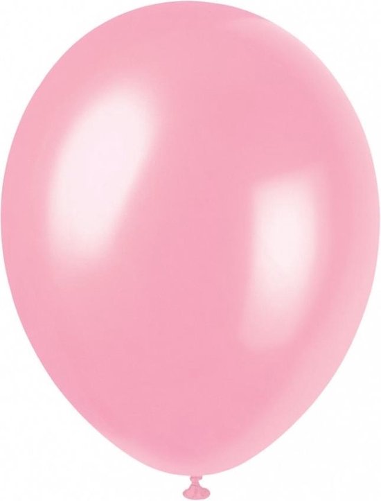 Helium ballonnen roze 100 stuks