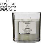 Le Comptoir De La Bougie - Franse Parfum Geurkaars - In Glas 675 g - Franse Parfum - Aroma - Geur - Wax Wit - Sfeer - Cadeau