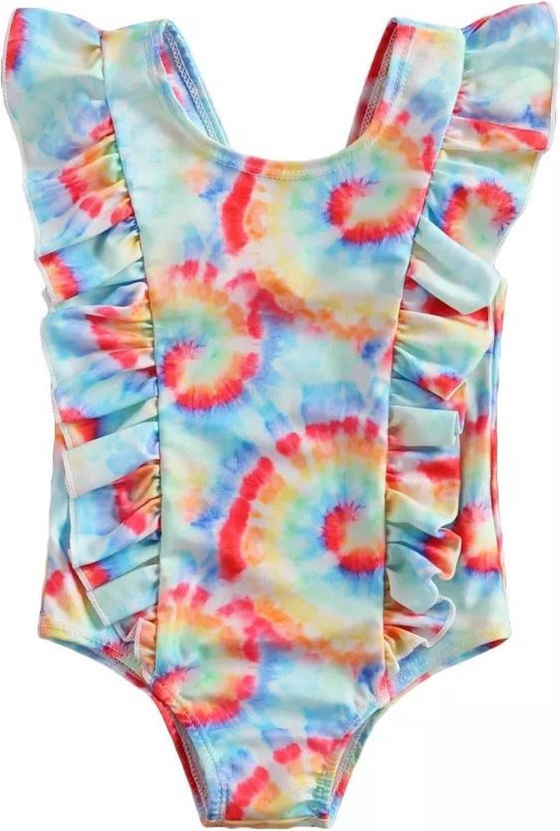 Supercute badpak Tie Dye gekleurd design zwempak maat 98