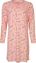 Temptation  Dames Bigshirt nachthemd slaapkleed Roze Shadow TPNGD2813A - Maten: M