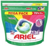 Ariel - All in one pods Color - 70 pods - Gekleurde was - Mega Pack