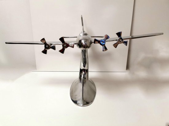 piek Toestemming Vacature Boltze - Decoratie - Vliegtuig - Dakota - Aluminium - XL - Zilver - 81cm |  bol.com