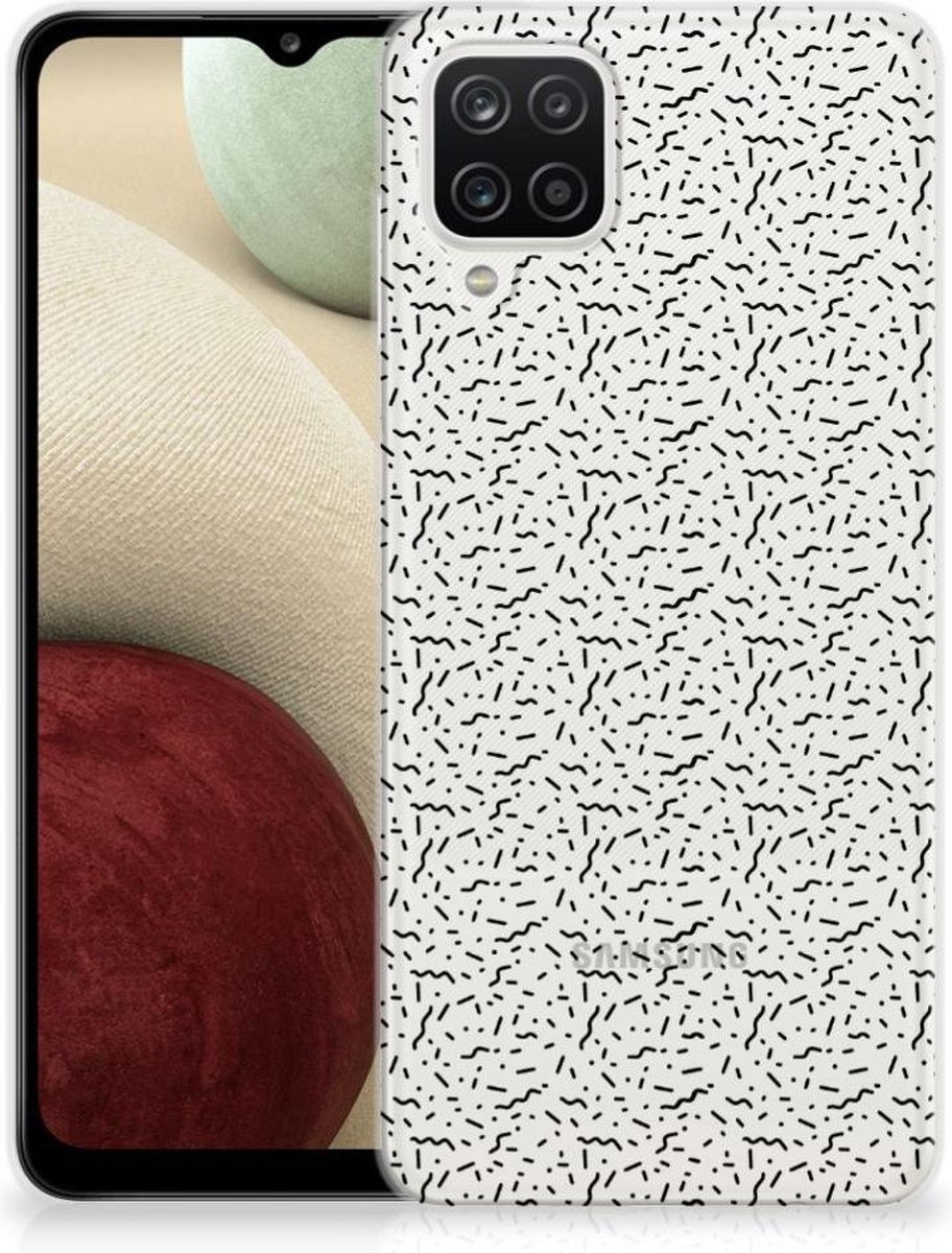 Samsung Galaxy A12 TPU bumper Stripes Dots