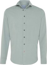 Tresanti Heren Overhemd Mintgroen Corduroy Cutaway Tailored Fit - 40