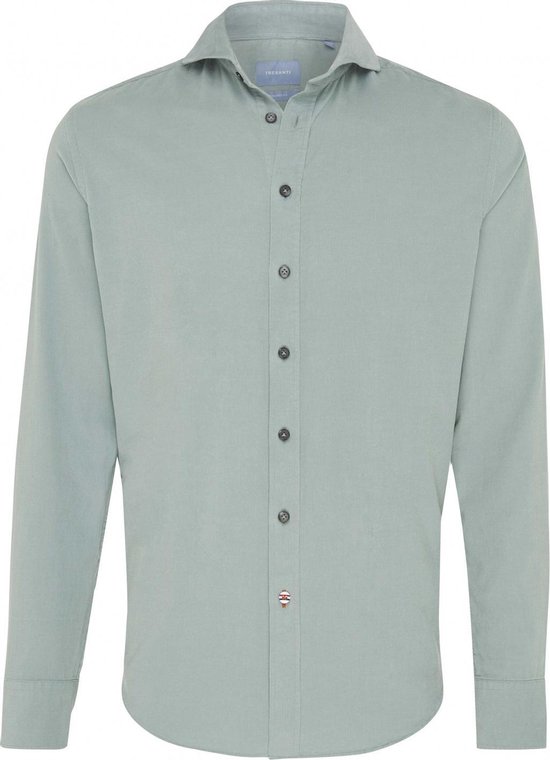 Miles ruilen menigte Tresanti Heren Overhemd Mintgroen Corduroy Cutaway Tailored Fit - 40 |  bol.com