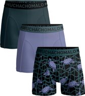 Muchachomalo 3-pack boxershort heren - Elastisch katoen - Ademend - Zachte waistband - Turtle