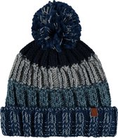 Muts heren - Winter - Gebreid - One size - Blauw/Grijs - Ski