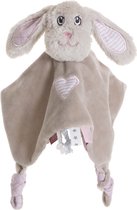 Jipy Knuffeldoekje Hond + Rammel Roze