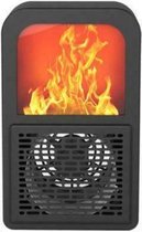 Miniverwarmer warme lucht 400W 21x11 cm met openhaard animatie