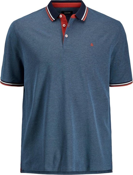 JACK&JONES PLUS JJEPAULOS POLO SS NOOS PLS Heren Poloshirt - Maat EU2XL US1L